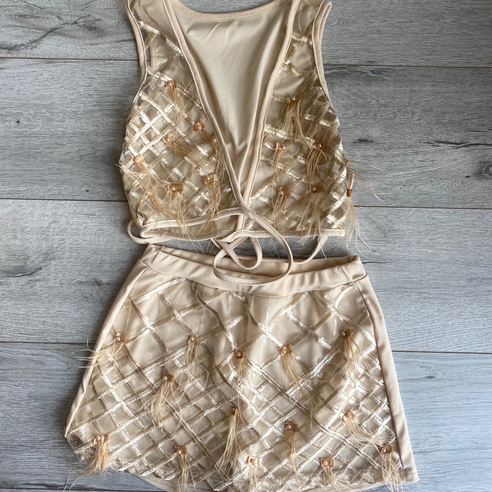 Cream Two Piece Set